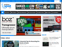 Tablet Screenshot of producerspot.com